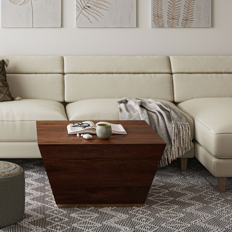 Abba - Handcrafted Square Coffee Table - R&R Furniture Gallery (Fountain Valley, CA)