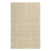 Classic Home herringbone jute rug with natural earthy tones, showcasing a textured woven area rug design.
