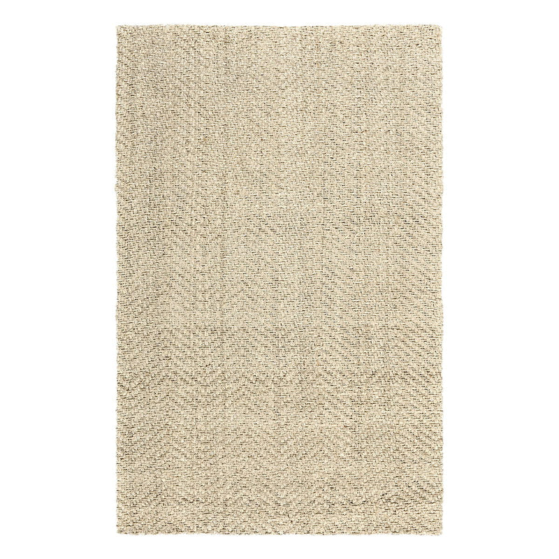 Classic Home herringbone jute rug with natural earthy tones, showcasing a textured woven area rug design.