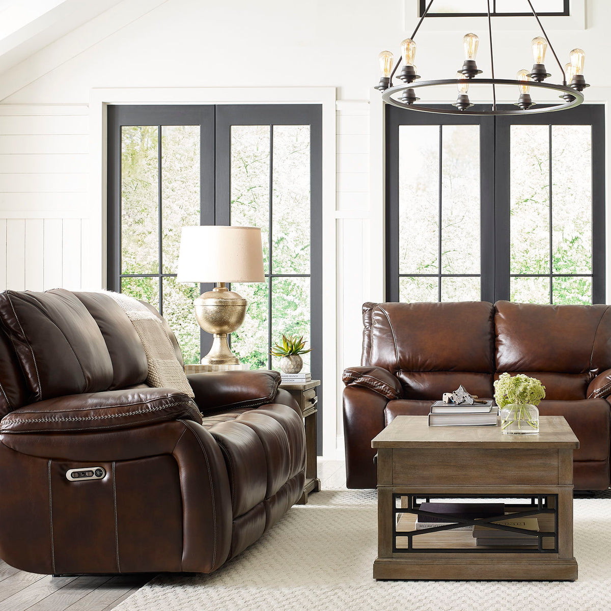 Vail - Power Reclining Sofa - Burnt Sienna
