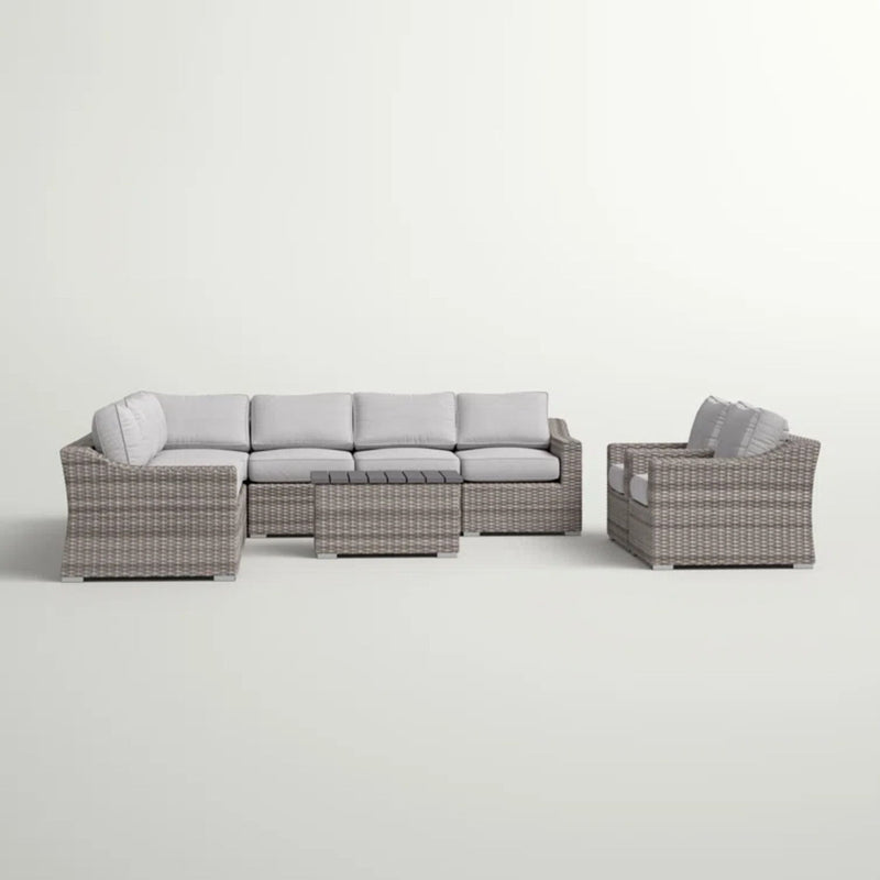 Stylish Sofa Seating Group With Cushions Perfect For Outdoor Gatherings - R&R Furniture Gallery (Fountain Valley, CA)