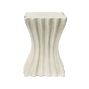 Mgo Archaistic Wavy Side Table - Antique Sandstone - R&R Furniture Gallery (Fountain Valley, CA)