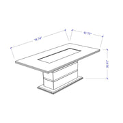 Ariya - Dining Table And Chair Set - R&R Furniture Gallery (Fountain Valley, CA)