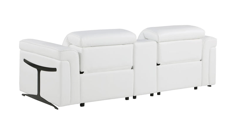 1126 - 3-Piece Modular Power Reclining Loveseat In With 2 Power Recliners & Power Headrests