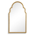 Shaped Arch Top Frame Mirror - Gold Leaf