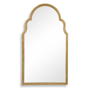 Shaped Arch Top Frame Mirror - Gold Leaf