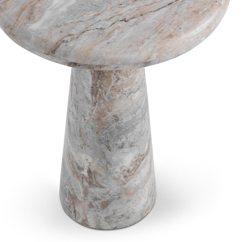 Huxley - Marble Round Accent Table - R&R Furniture Gallery (Fountain Valley, CA)