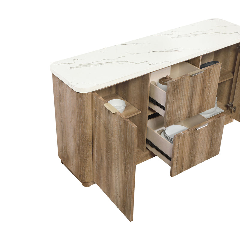 Donnie - Storage Buffet - Natural - R&R Furniture Gallery (Fountain Valley, CA)
