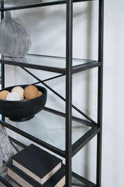 Dakerwell - Bookcase - Antique Black - R&R Furniture Gallery (Fountain Valley, CA)