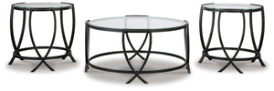 Tarrin - Occasional Table Set (Set of 3) - Black - R&R Furniture Gallery (Fountain Valley, CA)