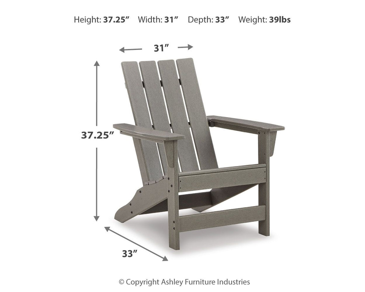 Visola - Adirondack Chair - Gray - R&R Furniture Gallery (Fountain Valley, CA)
