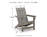 Visola - Adirondack Chair - Gray - R&R Furniture Gallery (Fountain Valley, CA)