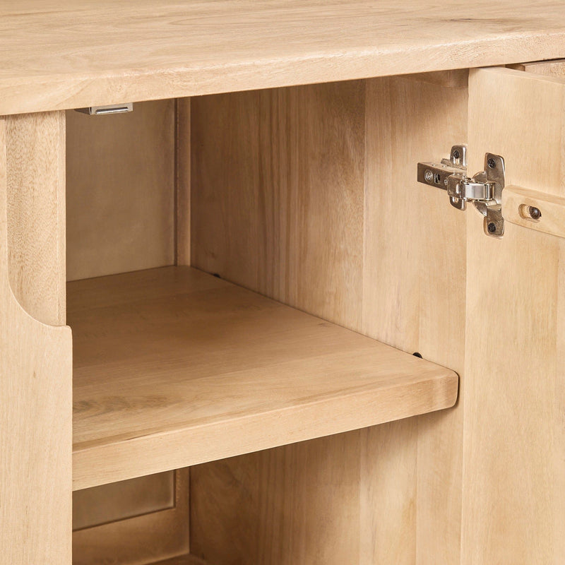 Laguna - 4 Door Buffet - Natural Maple - R&R Furniture Gallery (Fountain Valley, CA)