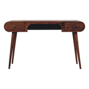 London - Arch Writing Desk - Dark Brown - R&R Furniture Gallery (Fountain Valley, CA)