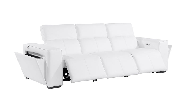 1224 - 3-Piece Modular Power Reclining Sofa In With 3 Power Recliners & Power Headrests
