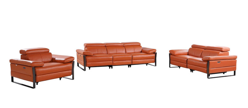 1246 - Modular Power Dual Reclining Sofa, Loveseat, And Chair Set With Power Headrests