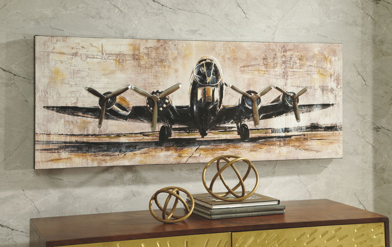 Kalene - Wall Art - Brown / Black - R&R Furniture Gallery (Fountain Valley, CA)