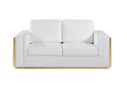 1130 - Top Grain Italian Leather Loveseat - R&R Furniture Gallery (Fountain Valley, CA)