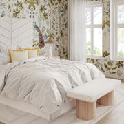 Sagano - Bench - Natural / White - R&R Furniture Gallery (Fountain Valley, CA)