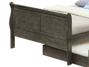 Elegant Glory Furniture trundle bed with classic design, featuring a stylish frame and pull-out sleeping drawer for versatile use.