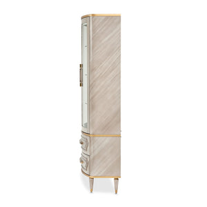 St. Charles - Display Cabinet - Dove Gray - R&R Furniture Gallery (Fountain Valley, CA)