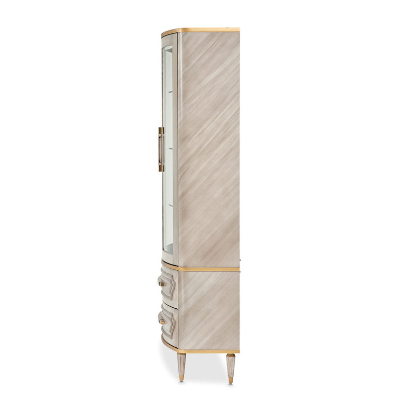 St. Charles - Display Cabinet - Dove Gray - R&R Furniture Gallery (Fountain Valley, CA)