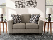 Triston-Peaks - Loveseat - Suede - R&R Furniture Gallery (Fountain Valley, CA)