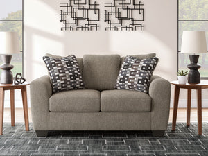 Triston-Peaks - Loveseat - Suede - R&R Furniture Gallery (Fountain Valley, CA)