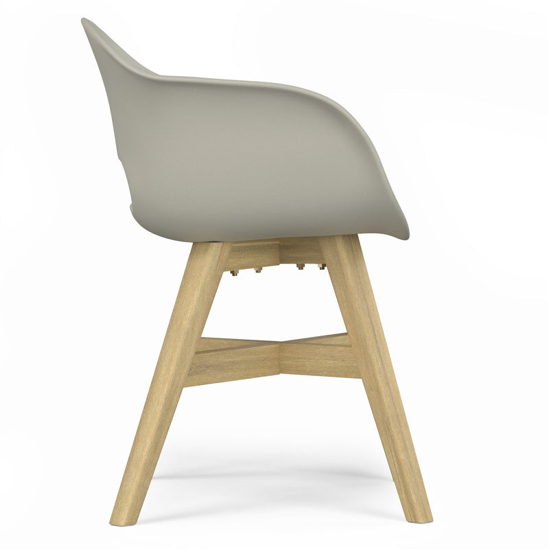 Kona - Outdoor Dining Chair In Plastic (Set of 2) - R&R Furniture Gallery (Fountain Valley, CA)