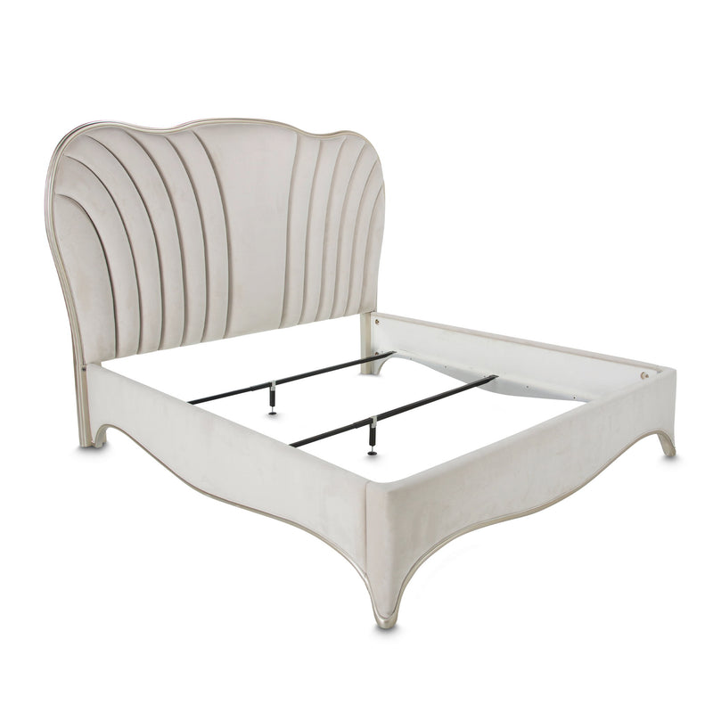 London Place - Velvet Panel Bed - R&R Furniture Gallery (Fountain Valley, CA)