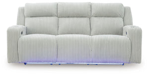Forest Lake - Power Reclining Sofa With Adj Headrest - R&R Furniture Gallery (Fountain Valley, CA)