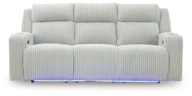 Forest Lake - Power Reclining Sofa With Adj Headrest - R&R Furniture Gallery (Fountain Valley, CA)