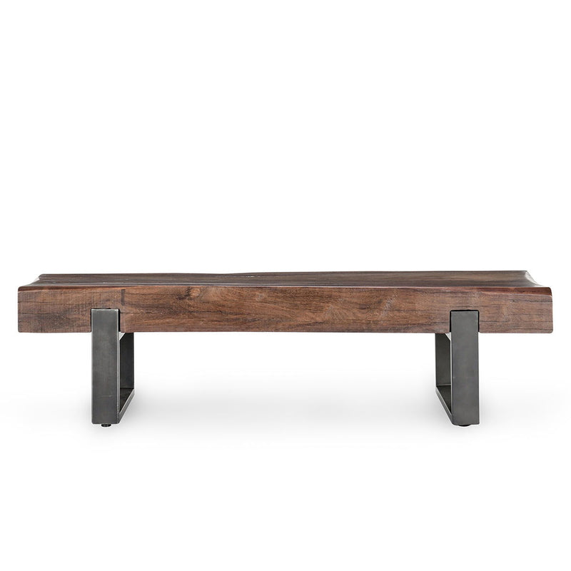 Duarte - Solid Wood Bench - Reclaimed Brown - R&R Furniture Gallery (Fountain Valley, CA)