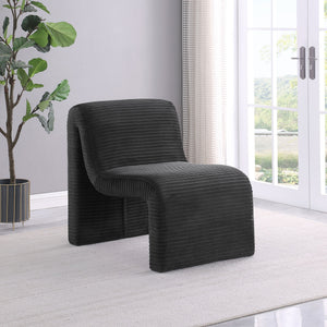 Winne - Curved Armless Accent Chair