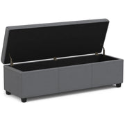 Avalon - Multifunctional Storage Ottoman Bench - R&R Furniture Gallery (Fountain Valley, CA)