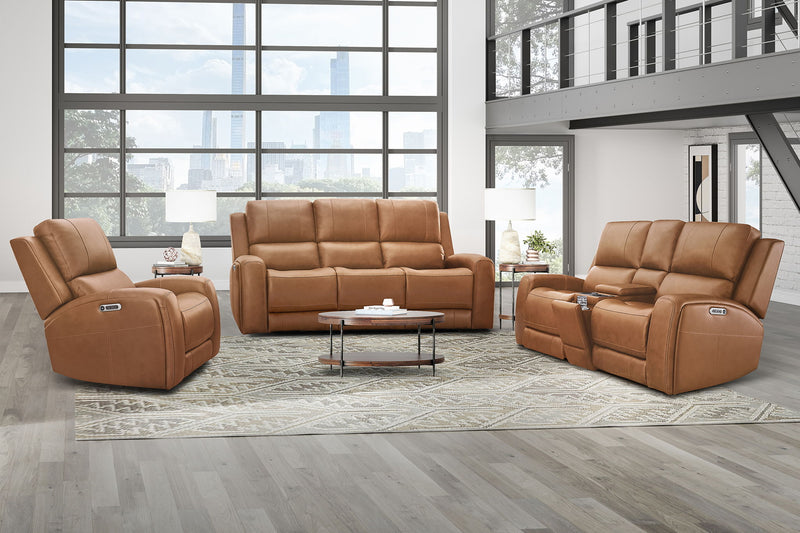 Parker Living Belmont zero gravity power reclining 3-piece living room set with plush cushions and modern design.