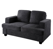 Modern Loveseat, Comfortable 2 Seater Couch With Deep Seating, Loose Back Cushions, Wide Arms - R&R Furniture Gallery (Fountain Valley, CA)