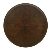 Philippe - Round End Table With Shelf - Brown - R&R Furniture Gallery (Fountain Valley, CA)
