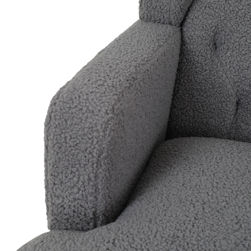 Upholstered Accent Chair Tufted Armchair For Living Room And Bedroom - R&R Furniture Gallery (Fountain Valley, CA)