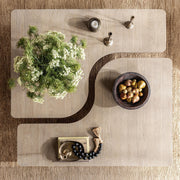 Classic Home Melina coffee table with a sleek wooden top and modern design, ideal for living room decor.