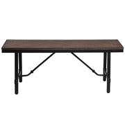 Mariatu - Bench - Oak & Black - R&R Furniture Gallery (Fountain Valley, CA)