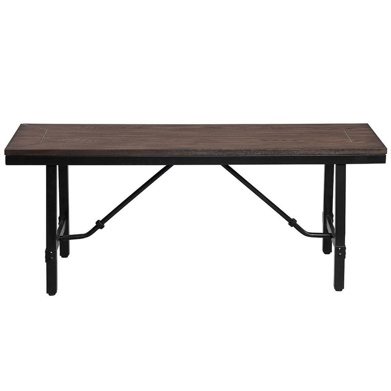 Mariatu - Bench - Oak & Black - R&R Furniture Gallery (Fountain Valley, CA)