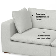 Jasmine handcrafted sofa and ottoman set by Simpli-Home, 2-piece living room furniture with plush cushions and neutral upholstery.