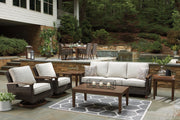 Paradise Trail - Sofa with Cushion - Medium Brown - R&R Furniture Gallery (Fountain Valley, CA)