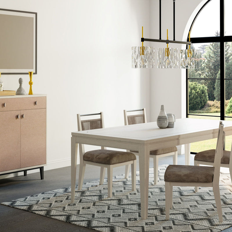 Rope Back Chair - Beige / Carmel - R&R Furniture Gallery (Fountain Valley, CA)