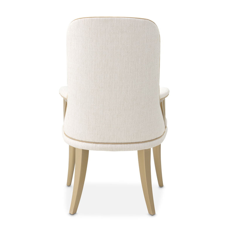 La Terrazza - Dining Arm Chair (Set of 2) - Creamy Pearl - R&R Furniture Gallery (Fountain Valley, CA)