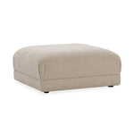 Adalynne - Upholstered Square Ottoman - Buttermilk - R&R Furniture Gallery (Fountain Valley, CA)