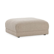 Adalynne - Upholstered Square Ottoman - Buttermilk - R&R Furniture Gallery (Fountain Valley, CA)