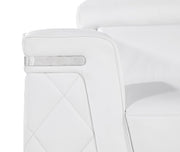 1140 - Top Grain Italian Leather Living Room Set - Black - R&R Furniture Gallery (Fountain Valley, CA)