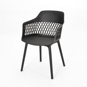 Set of two Noble House Azalea chairs featuring stylish upholstery and wooden legs, ideal for dining or living room decor.